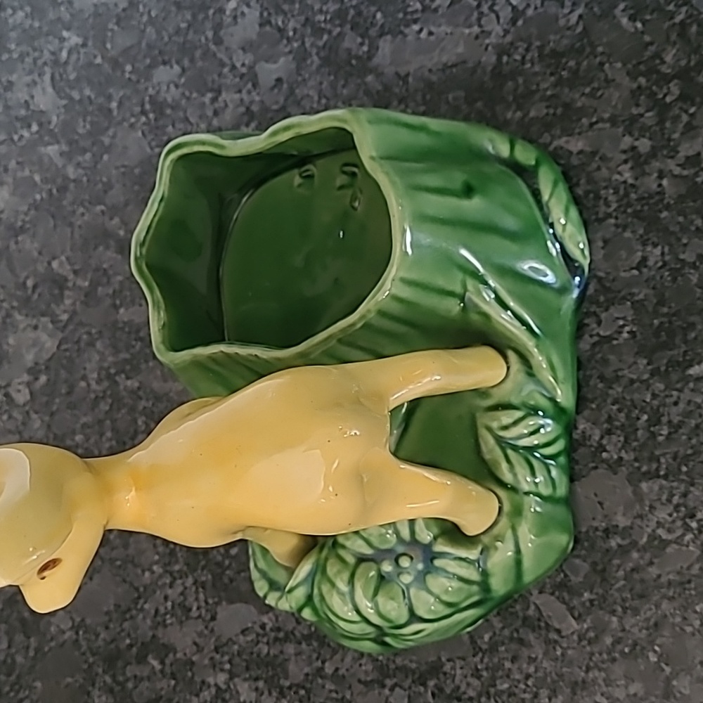 Shawnee Art Pottery Yellow Deer Planter  - Vintage MCM - Picture 6 of 13